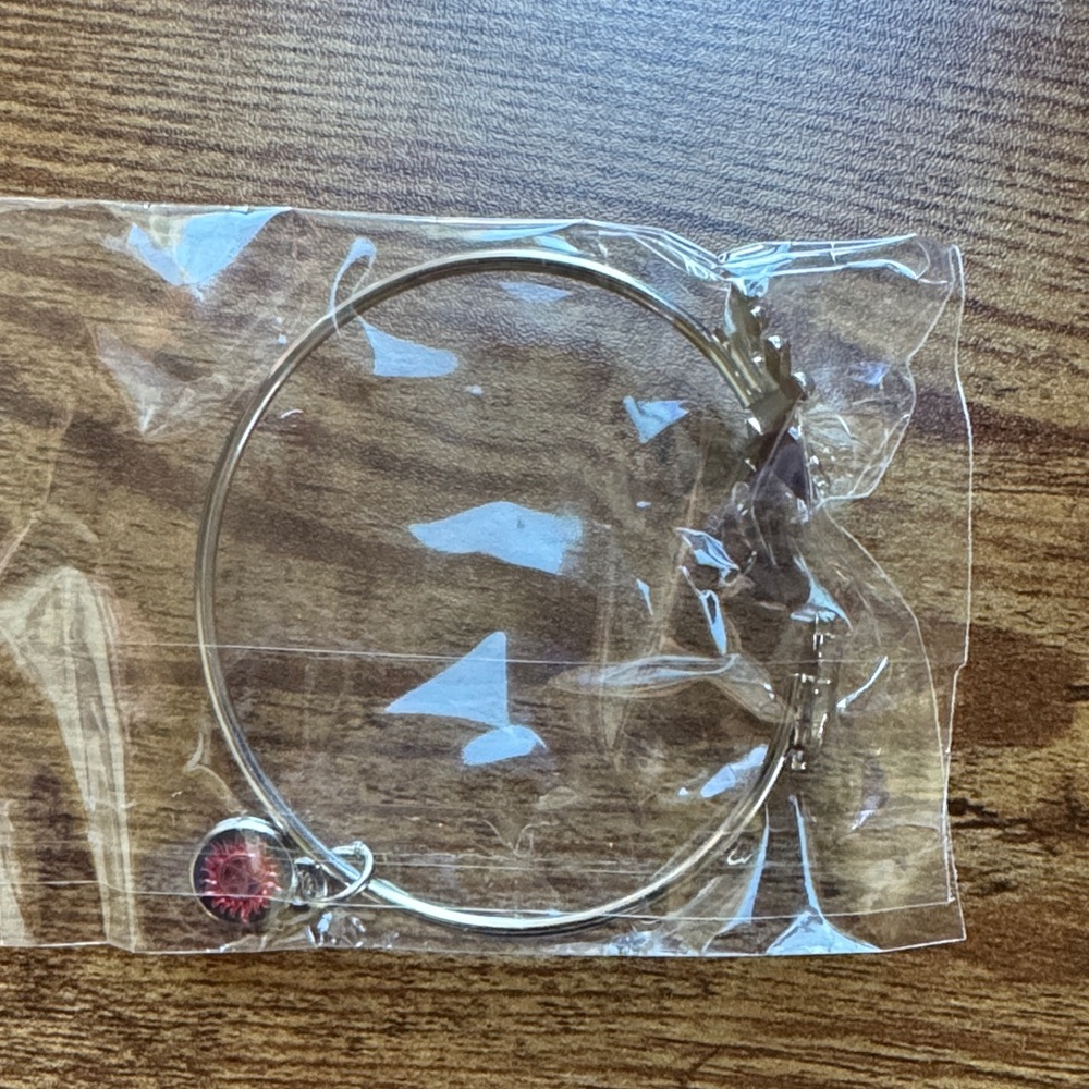 Supernatural Moose and Squirrel Adjustable Bangle Bracelet with Charm NIP